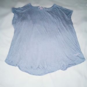VS grey blue blouse